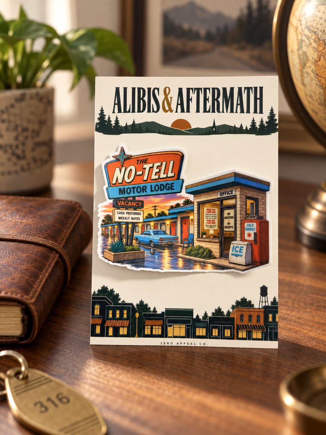 No-Tell Motor Lodge Sticker