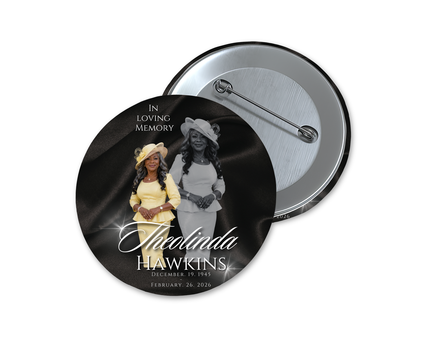 Memorial Pinback Button