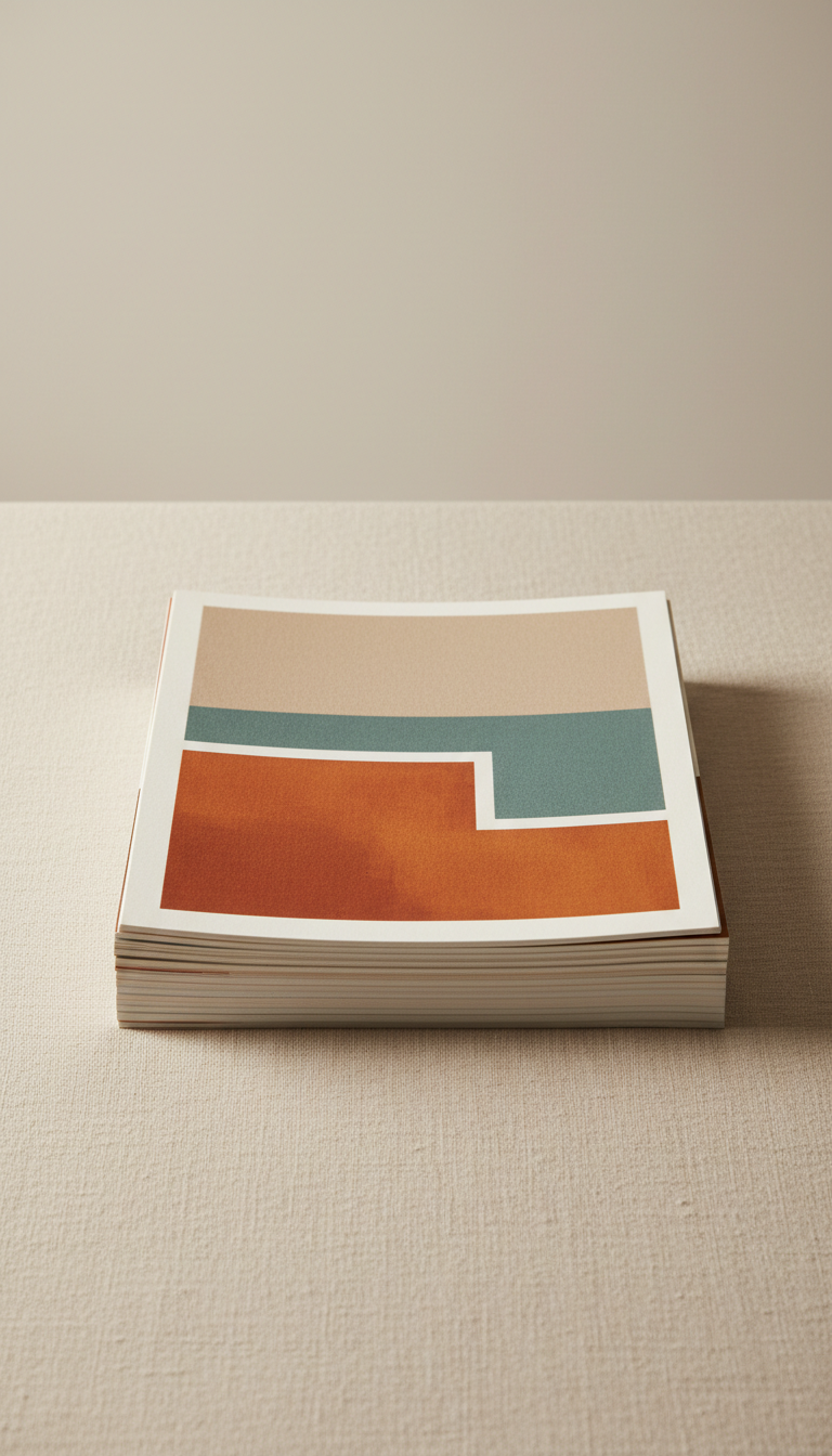 Art Print Stack on Cotton Rag